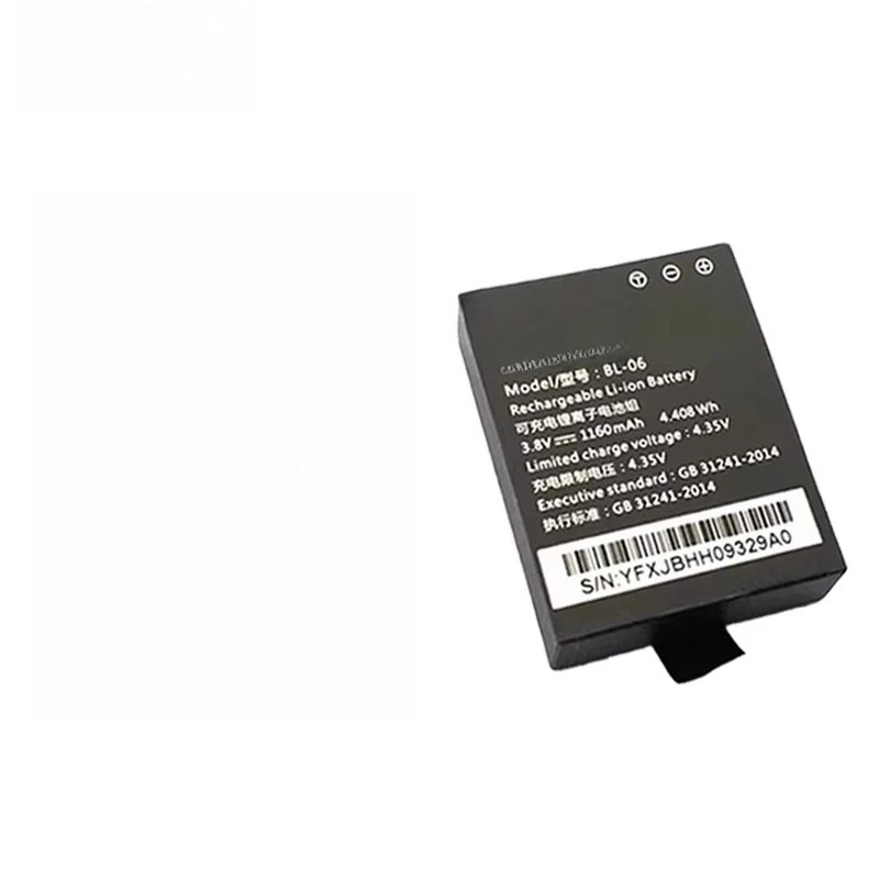 NOVO 3.8V 1160mAh BL-06 para bateria de câmera Ezviz S6/S5/S3/S2/S1C