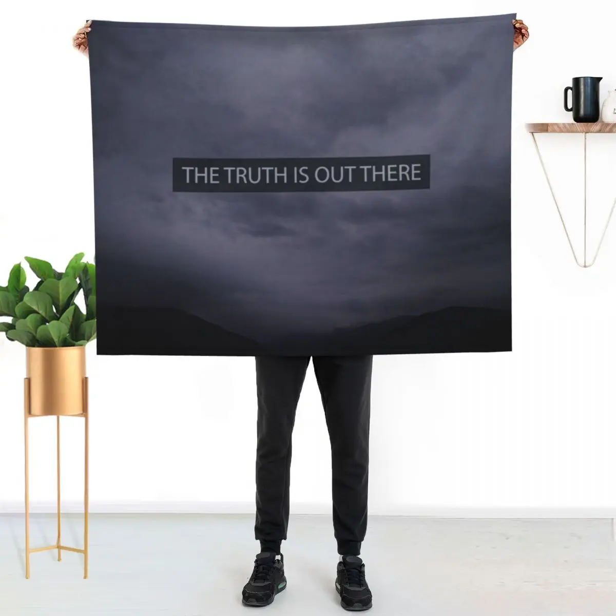 The Truth Is Out There Throw Blanket Summer Plush Sleeping Bag Bed Fashionable Moving Giant Sofa Blankets