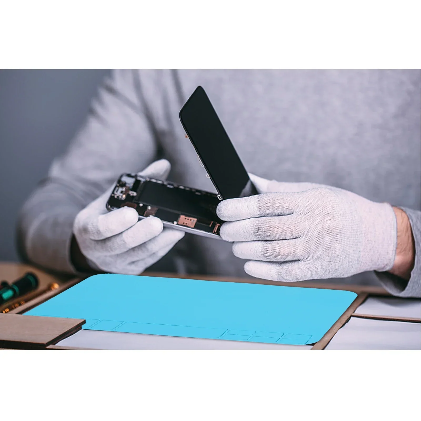 Pad Heat Insulation Mat Silicone 30cm*20cm Soldering Accessory Station Waterproof Dustproof Fashion 1-2mm Thickness
