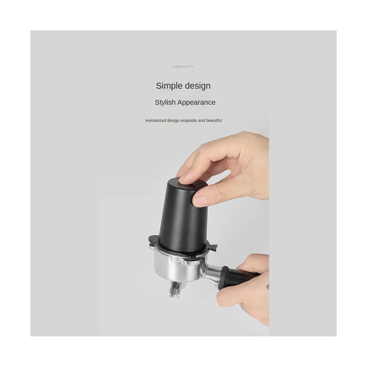 8 시리즈 커피 파우더 픽커 수용 컵 양손 자유형 54mm 디스트리뷰터 에스프레소 메이커 부품 1-HIM