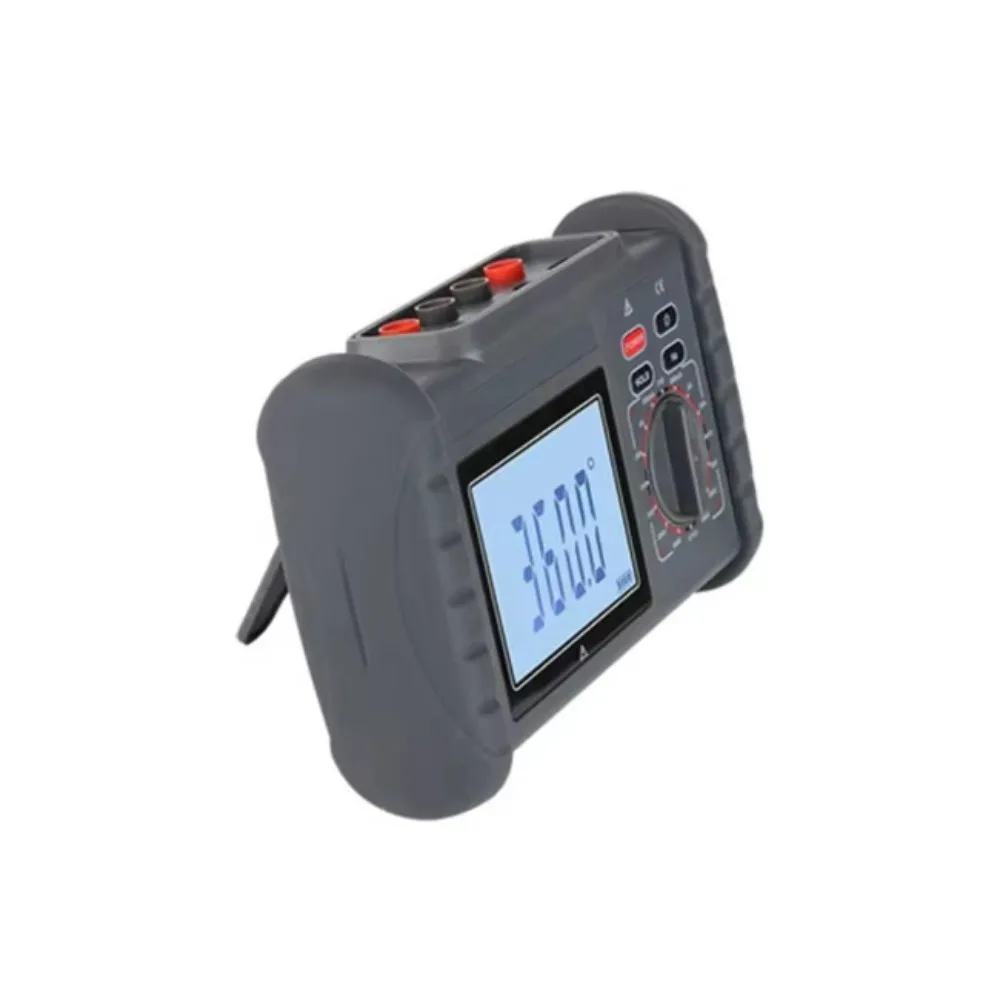 High Precision Multi-function Hand-held Double Clamp Phase Volt Ampere Meter Voltage Current Frequency Measuring Meter