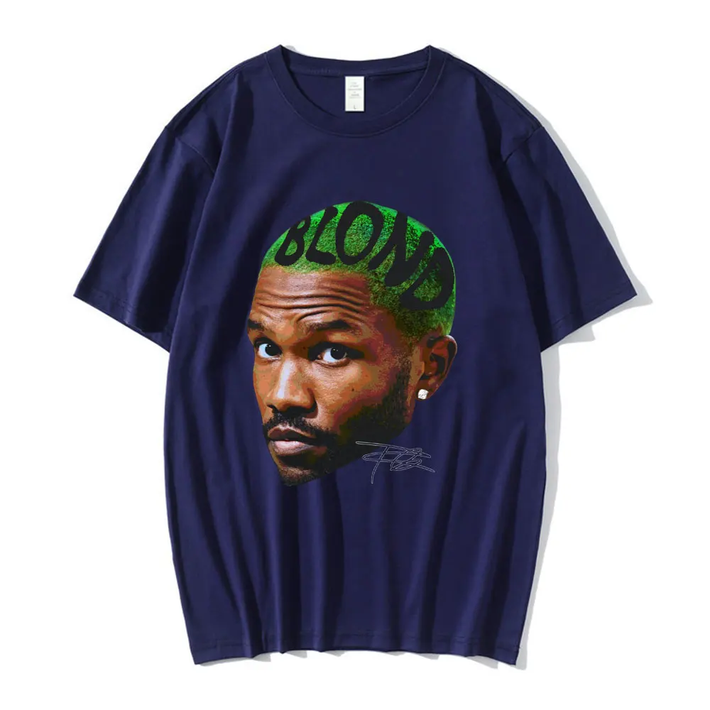 Frank Vintage Graphic T Shirt Blond Hip Hop Popular Music Singer R&B T-shirt Men Women Fashion Oversized Short Sleeve T-shirts