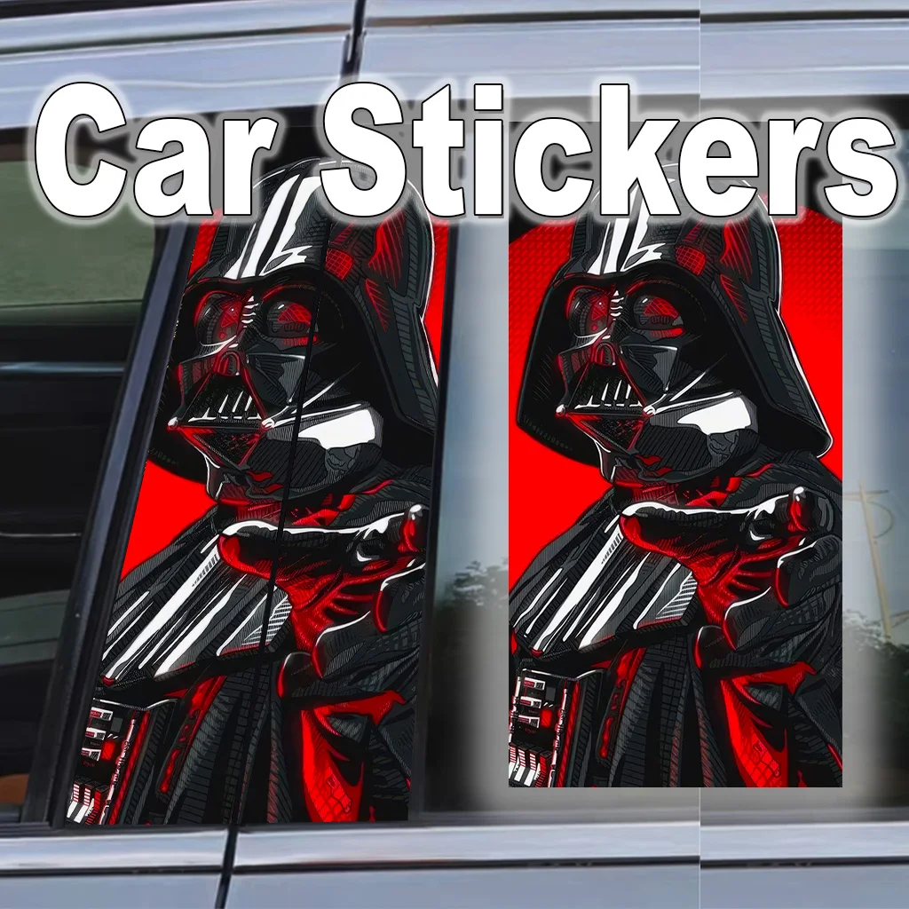 

Star Wars Car B Pillar Sticker Decal Darth Vader JDM Accessorie Waterproof Self-adhesive Poster Scratch Resistant Luke Skywalker