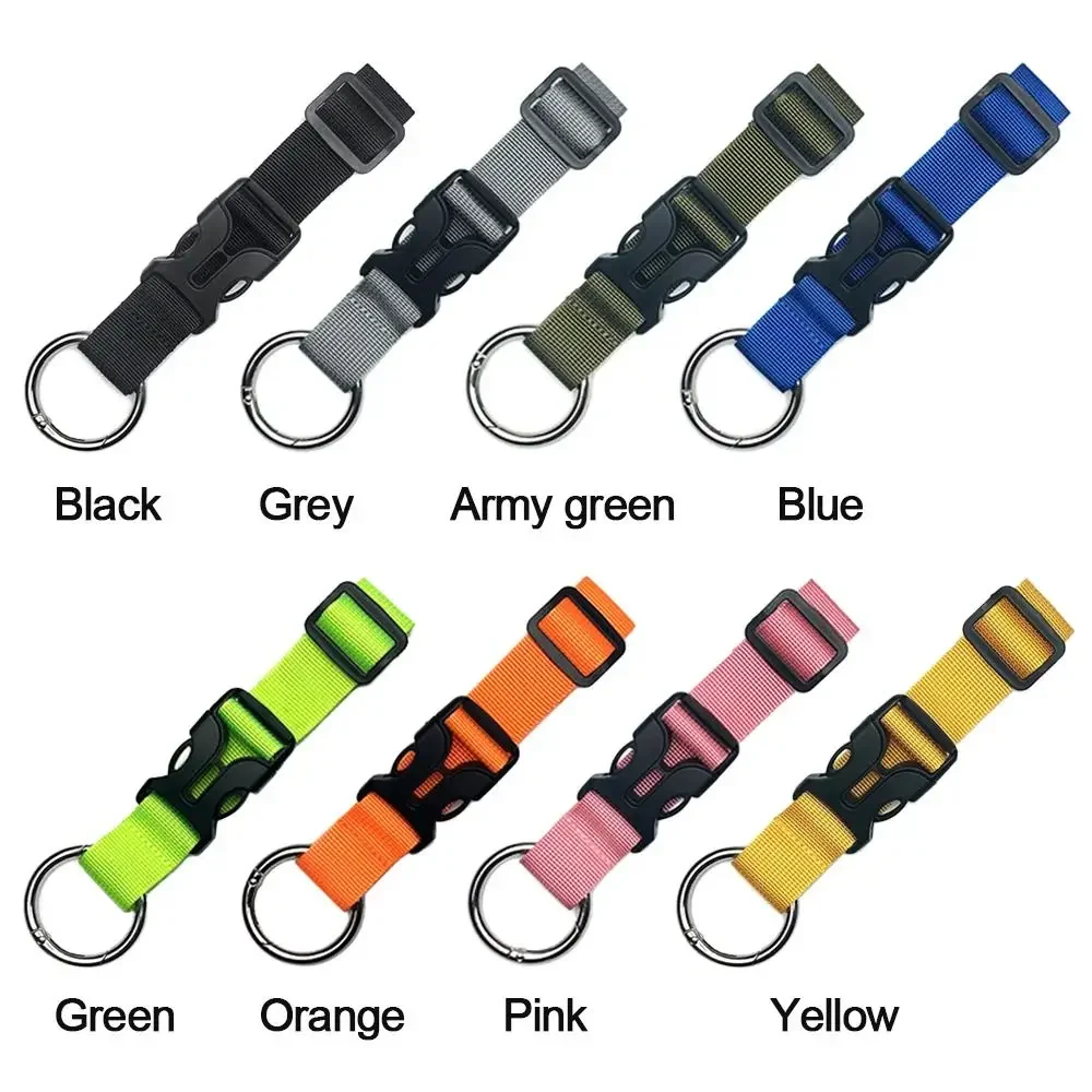 Luggage Accessories Adjustable Backbin Belt Buckle Luggage Band Backpack Nylon Hanging Buckle Hook Hanging Buckle