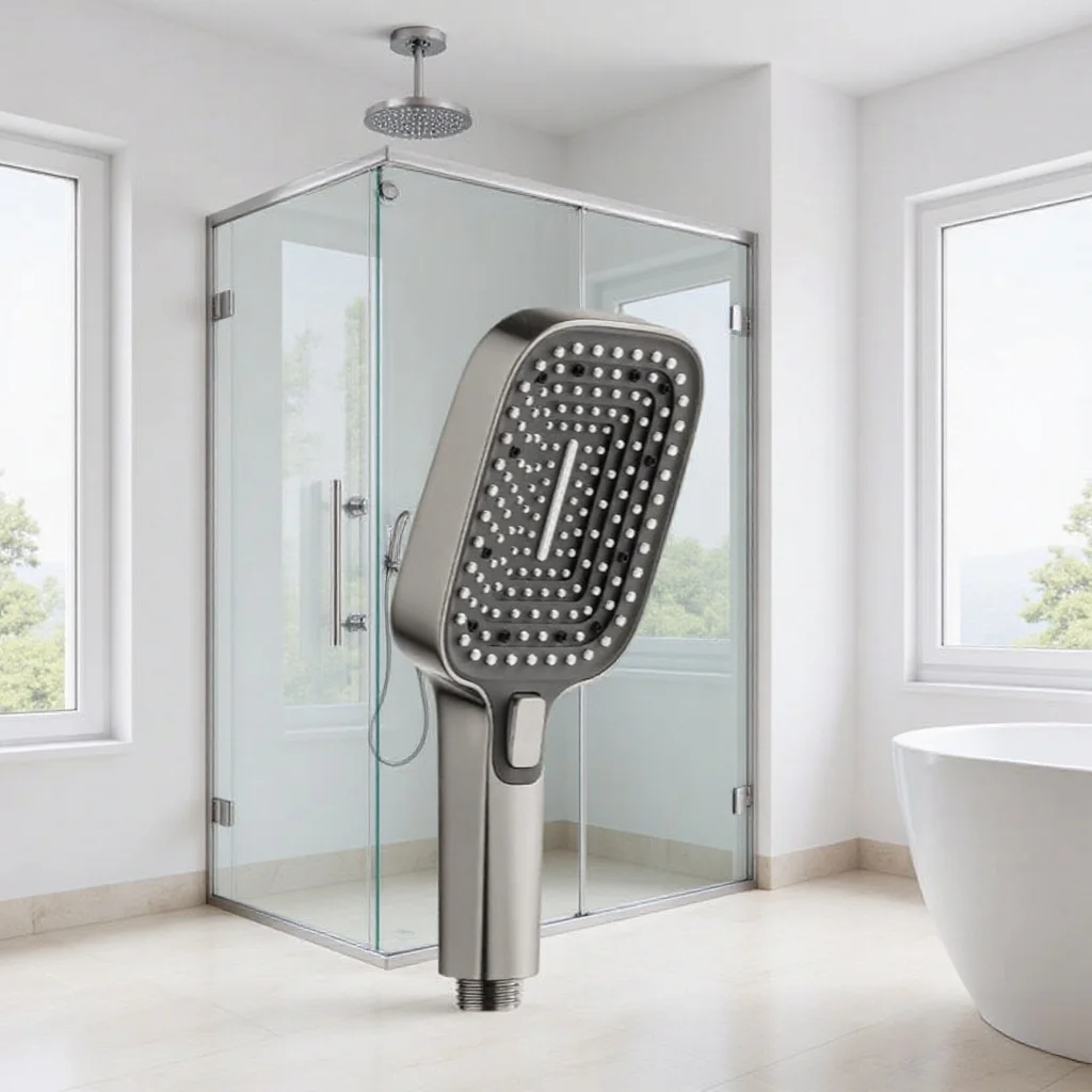 

Квадратная душевая лейка с большой панелью, напорный ручной распылитель, для домашнего использования в ванной комнате