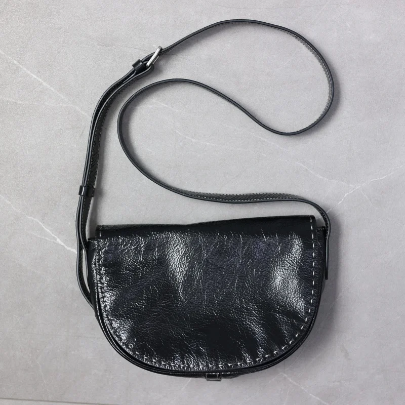 Luxury Genuine Leather Crossbody Bags For Women Lightweight And Simple Single B