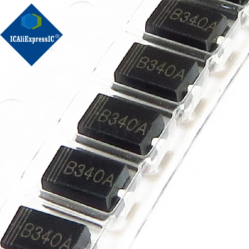 SMD B340A-E3 61T B340A SMA трафаретная печать B34 40 В 3 А диод Шоттки