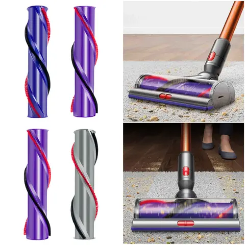 Cordless Brushroll Cleaner Head Bar Roller Brushroll Bar Part Replacement for DYSON V6 V7 V8 V10 V11 Cleaner