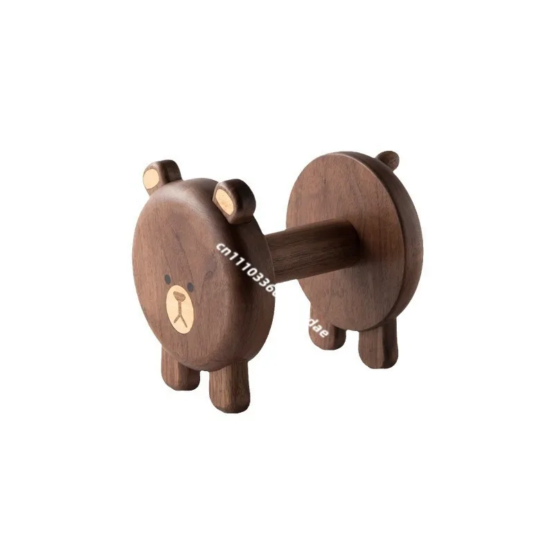Cute bear roll paper rack, household goods desktop living room kitchen tissue rack, disposable tissue storage rack
