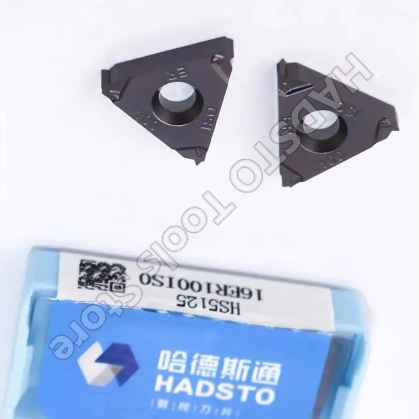 

16ER100ISO HS5125/16IR100ISO HS5125/16ER100ISO HS5225/16IR100ISO HS5225 HADSTO CNC blade carbide inserts Threaded inserts