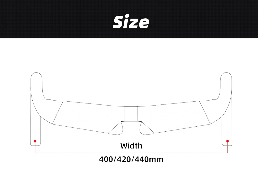 ULLICYC Areo2 Road bicycle racing Matte/Gloss full carbon handlebar internal cable carbon bike handlebar 31.8*400/420/440mm