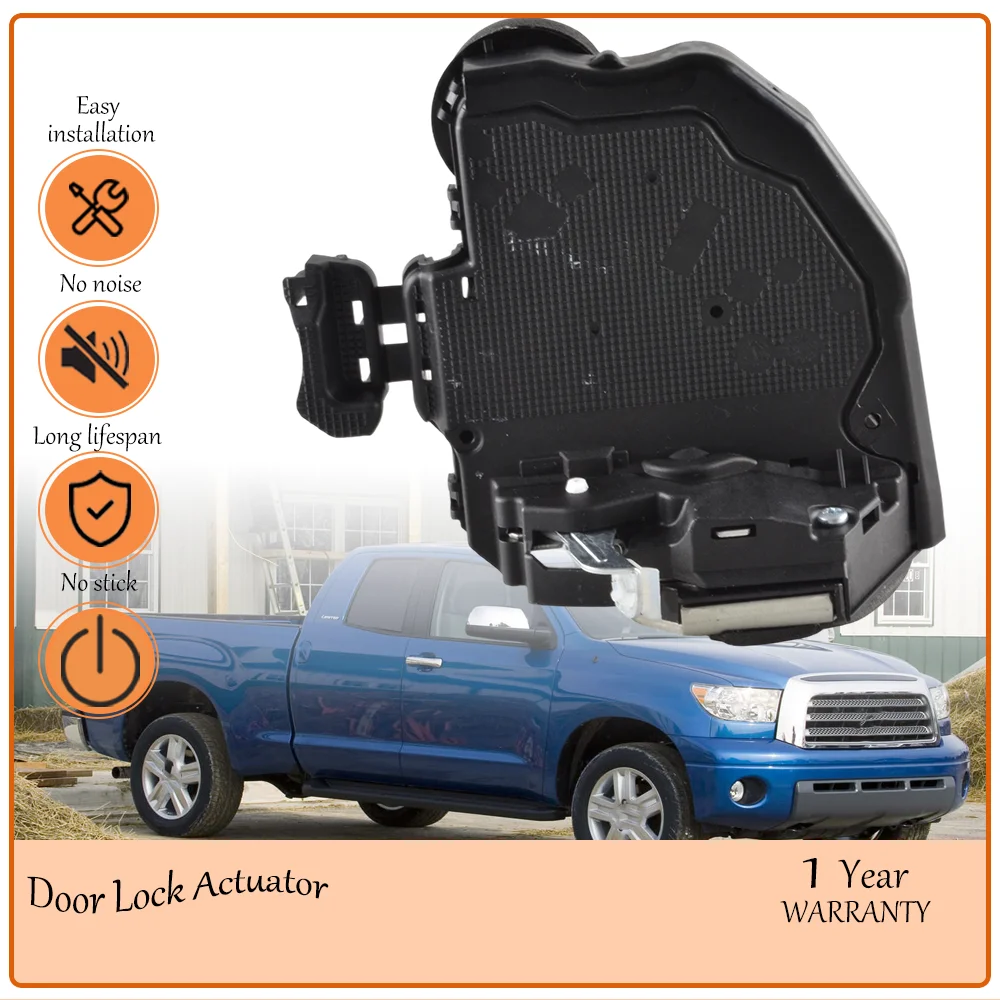 

Solid Rear Left Right Door Lock Latch Actuator, Compatible With Toyota Tundra 2007-2019, Exact Fit oem 69060-0C030,69050-0C030