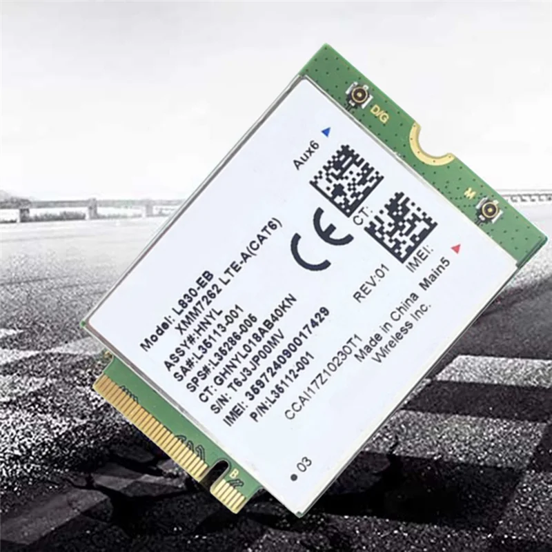 ABSQ-L830-EB XMM7262 محول ل HP 840 846 850 G6 X360- المدمج في 4G وحدة Cad + 2 هوائيات محول لاسلكي 4G