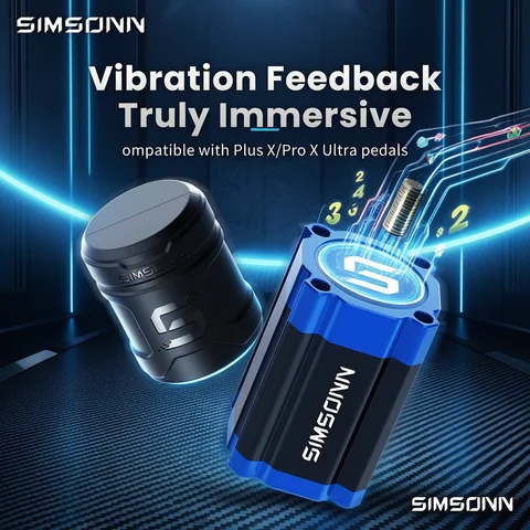 SIMSONN Haptic Reactor Pedals SIMSONN VAM and VAM Pro Linear Motor Vibration Feedback Haptic Reactor for the Pro X Ultra or Plus X Pedals (No Control Box)