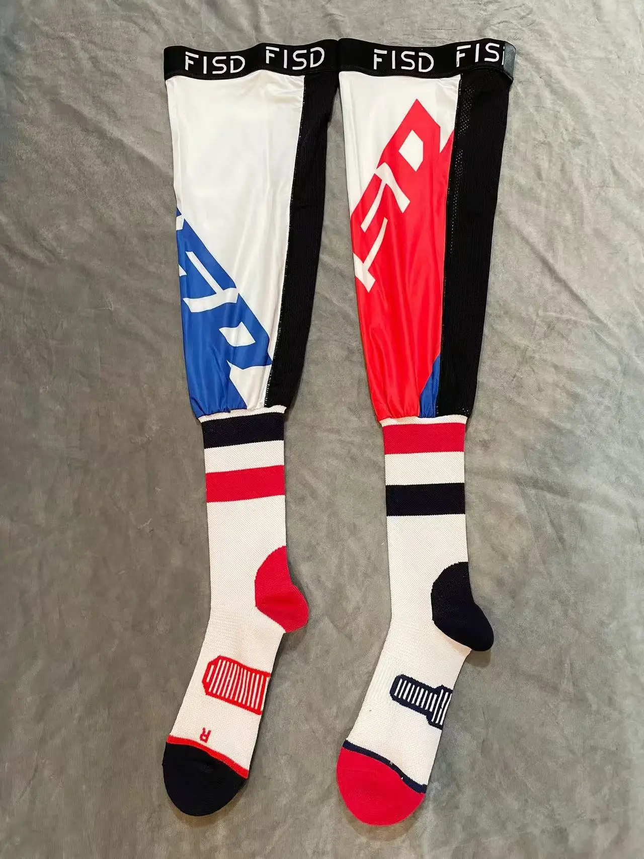 FISD Kompressions-Knieschutz für Motorräder, Enduro-Socken, Rennsocken, MX, MTB, ATV-Schutz, Rutschfester Sport-Knieschutz, E – Detail 21