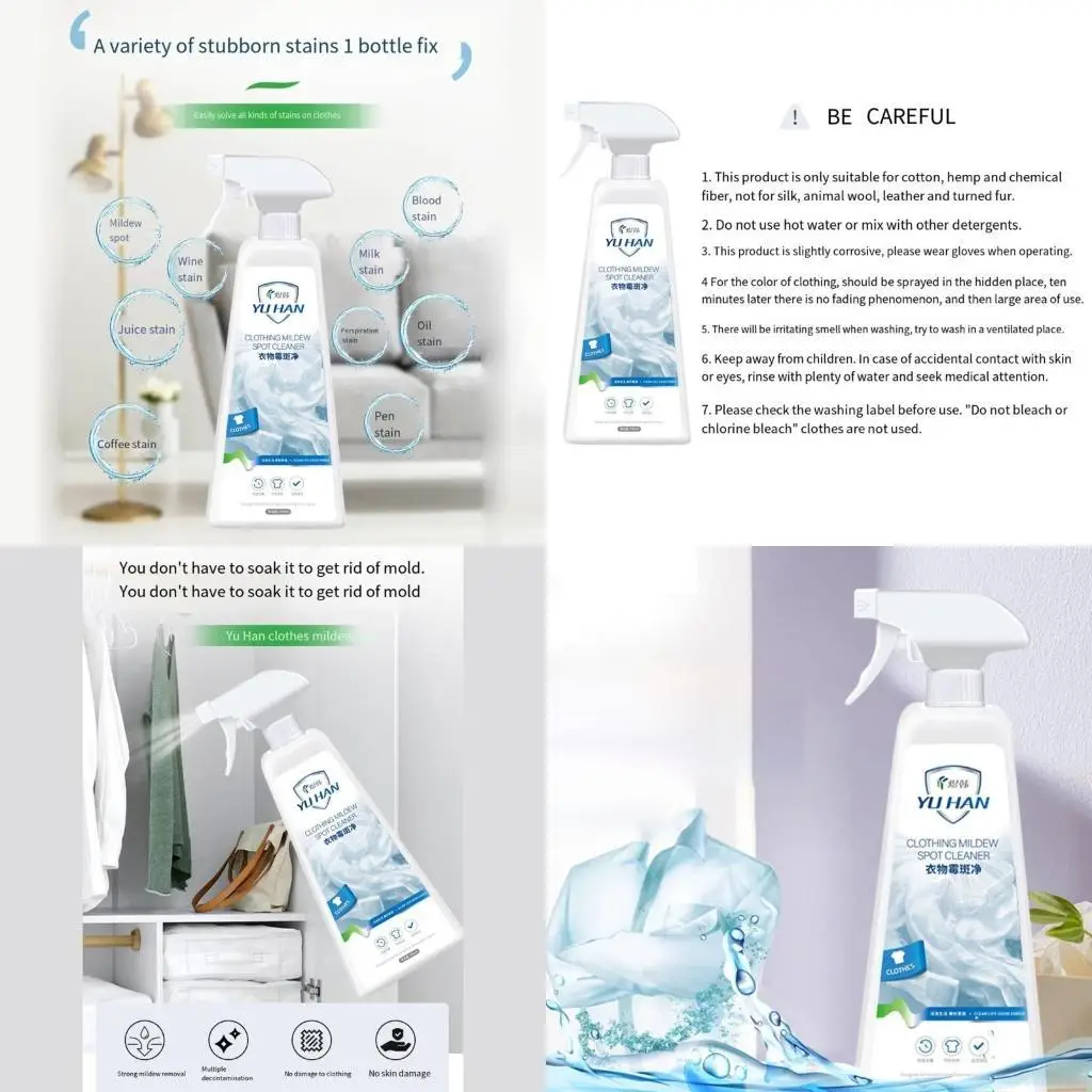 

Rug-Clothing Foam Cleaner Stain Remover Clothes Carpet Curtain Mattress Cleaning B95B