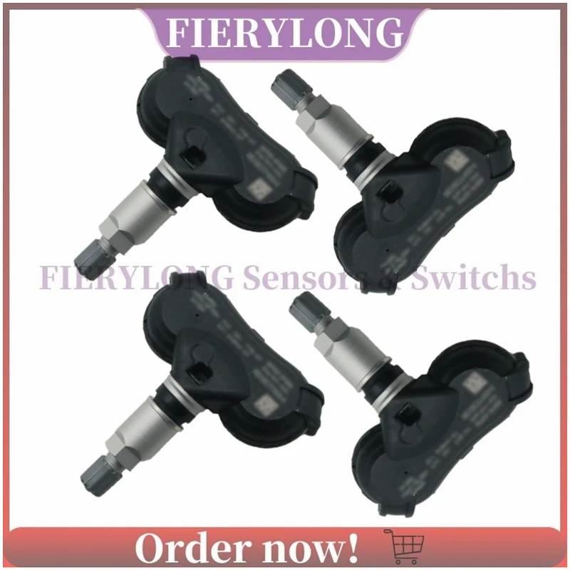 4PCS 52933-2F000 Tire Pressure Monitoring Sensors For Hyundai Accent Sonata Tucson Kia Borrego Rio Spectra Sportage 529332F000