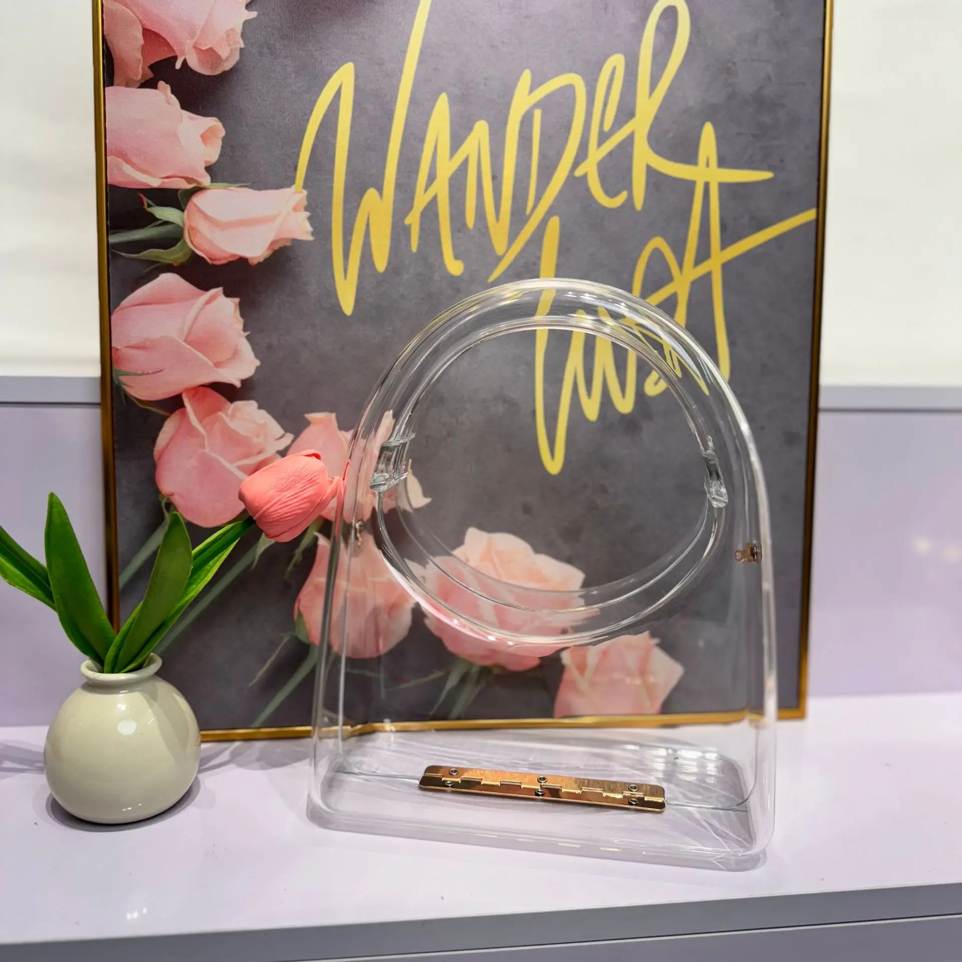 Candy Color Acrylic Box Bag Clear Woman Designer Handbags Luxury Clip Evening Bags for Woman 2024 Party Wedding Clutch Ladies