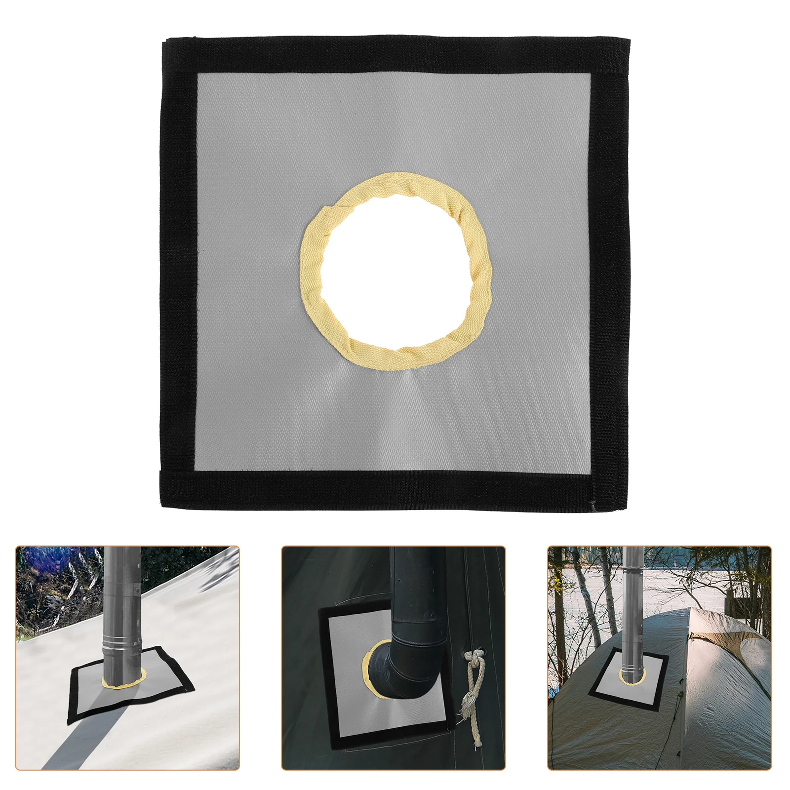 

Outdoor Tent Chimney Cover Fiberglass Stove Jack Fireproof Flame-Retardant Wrap For Wood Stove Camping Hot Tent Anti-Scald