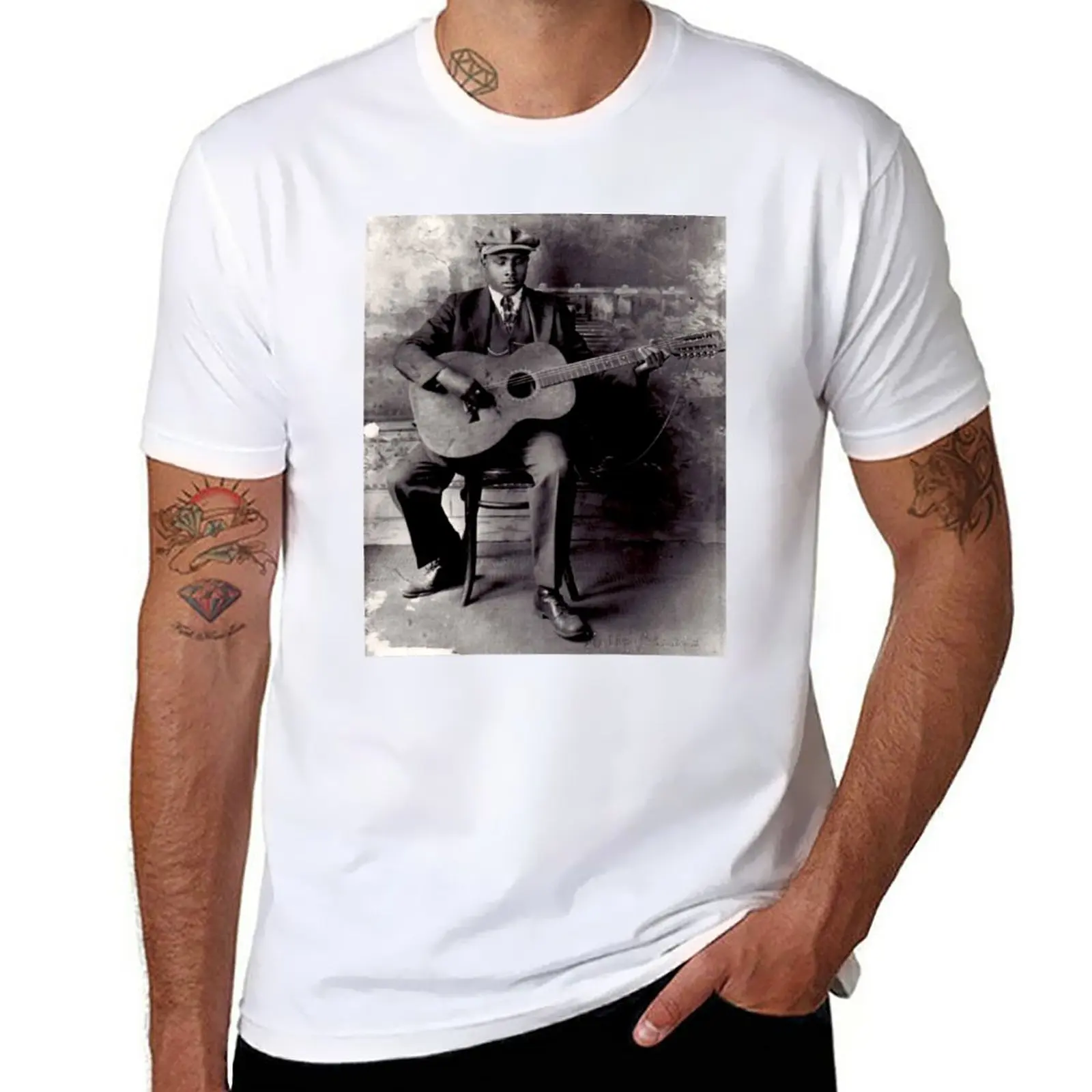 New Blind Willie McTell T-Shirt Short sleeve Aesthetic clothing mens clothes