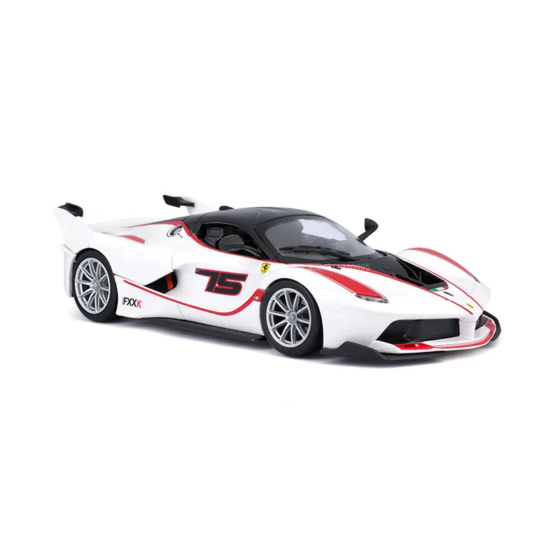 Bburago-سيارة فيراري FXX K الرياضية ، مركبة فاخرة من السبائك ، نموذج Diecast ، هدية مجموعة ألعاب ، مقياس 1:24