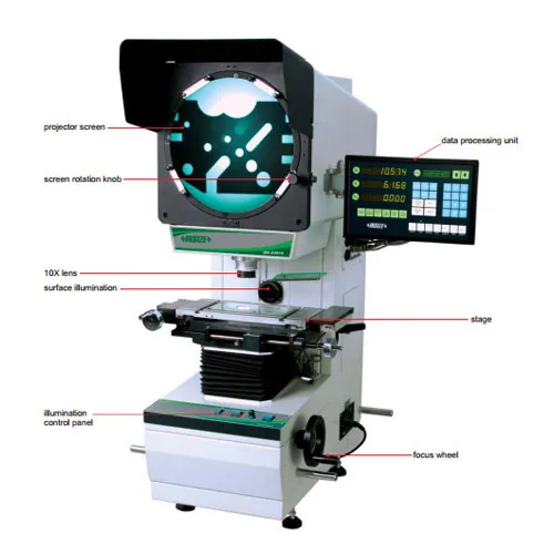 10x 20x 50x 100x Optical Vertical Profile Projector / Video Measuring Machine / Projector Machine