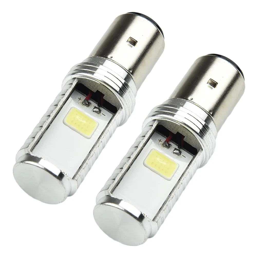 2pcs/set BA20D H6 S2 Motorcycle Car LED Headlight Lamp Hi/Low Beam Conversion White Bulbs Car Modeling Fog Light Kits