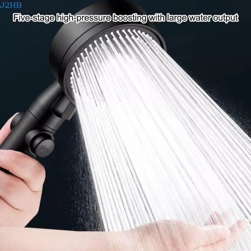 J2HB High Pressure Shower Head with Wide Coverage ABS for Enhances Bath Experience