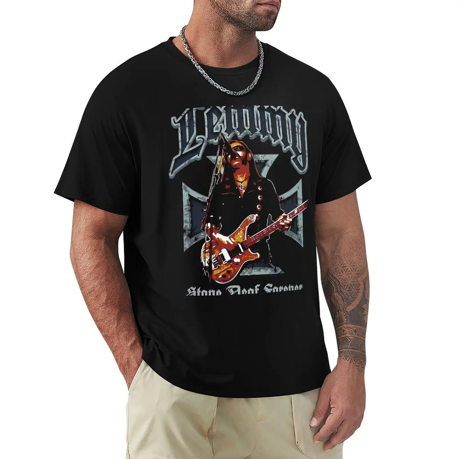 

LEMMY T-Shirt for a boy oversized anime blue archive mens clothes