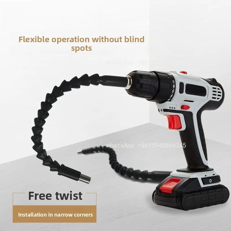 Universal flexible drill bit extension 300mm screwdriver bendable shaft universal soft shaft
