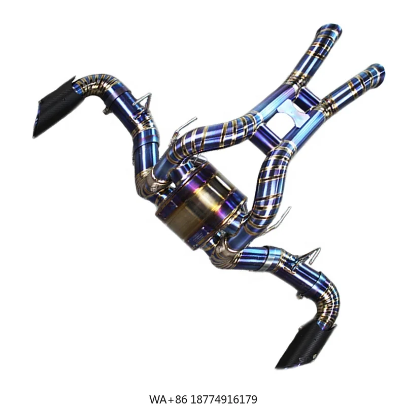 

Высококачественная выхлопная труба Catback для 570 570s 570GT 3.8 2015-титановая выхлопная труба с клапаном и дистанционным управлением