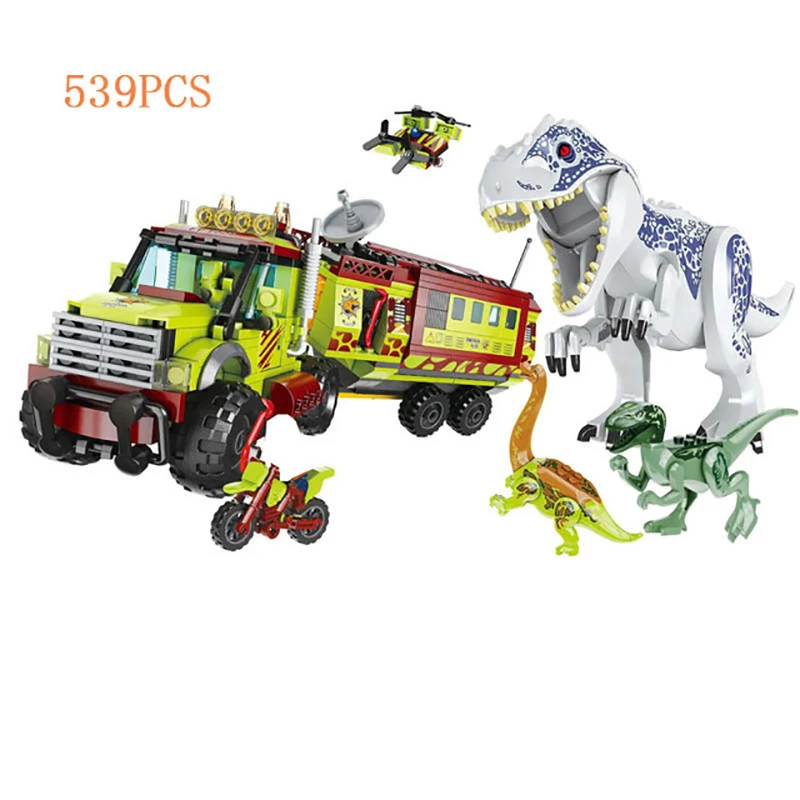 Moc Jurassic Dinosaurus Schip Speelgoed Bouwsteen Ontsnappen Uit Oceaan Mosasaurus Montage Bricks Educatieve Sets Kinderen Geschenken