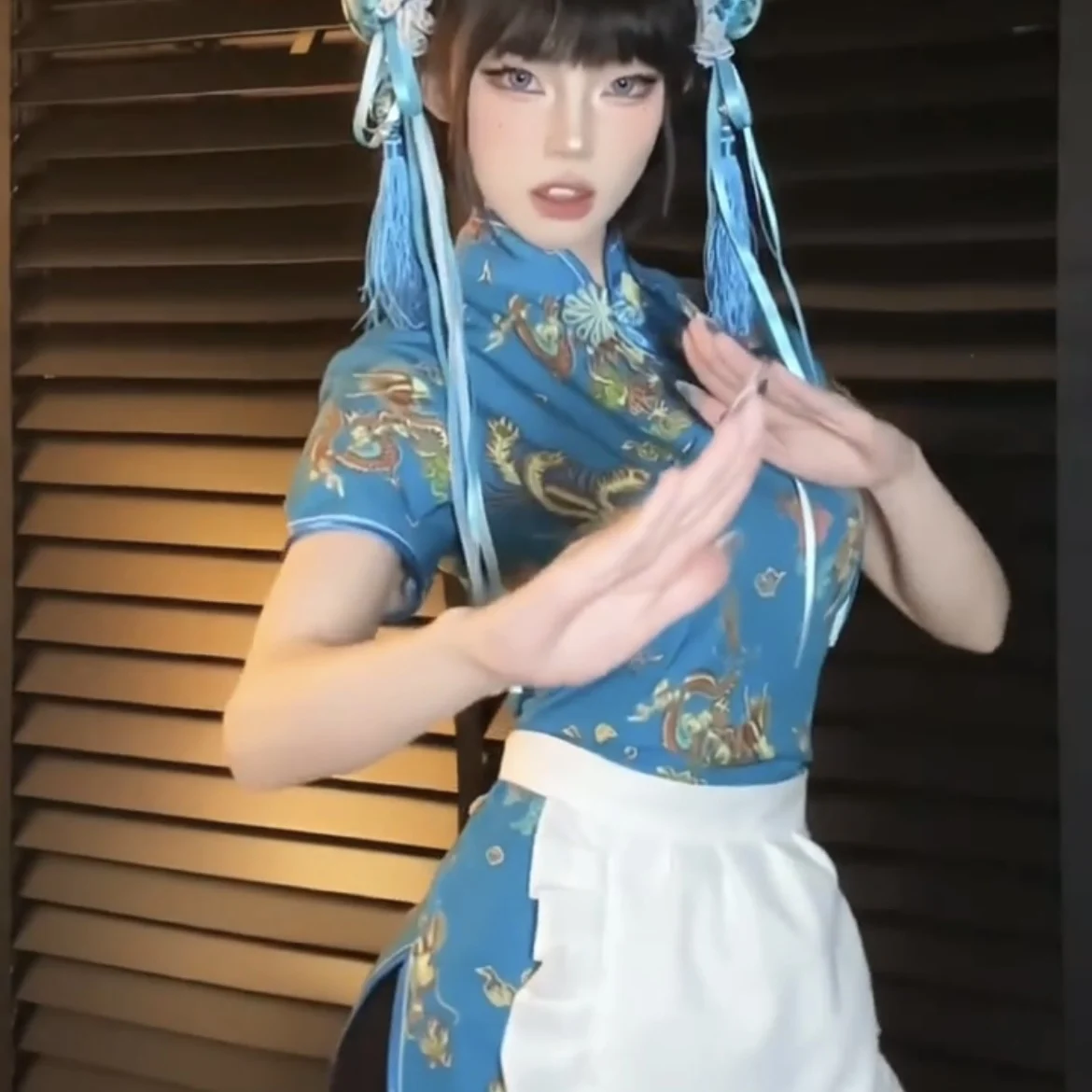 Nowy chiński strój Sle Dr loween Cisas Cosplay orm Soft Girl Maid Skirt ort na co dzień