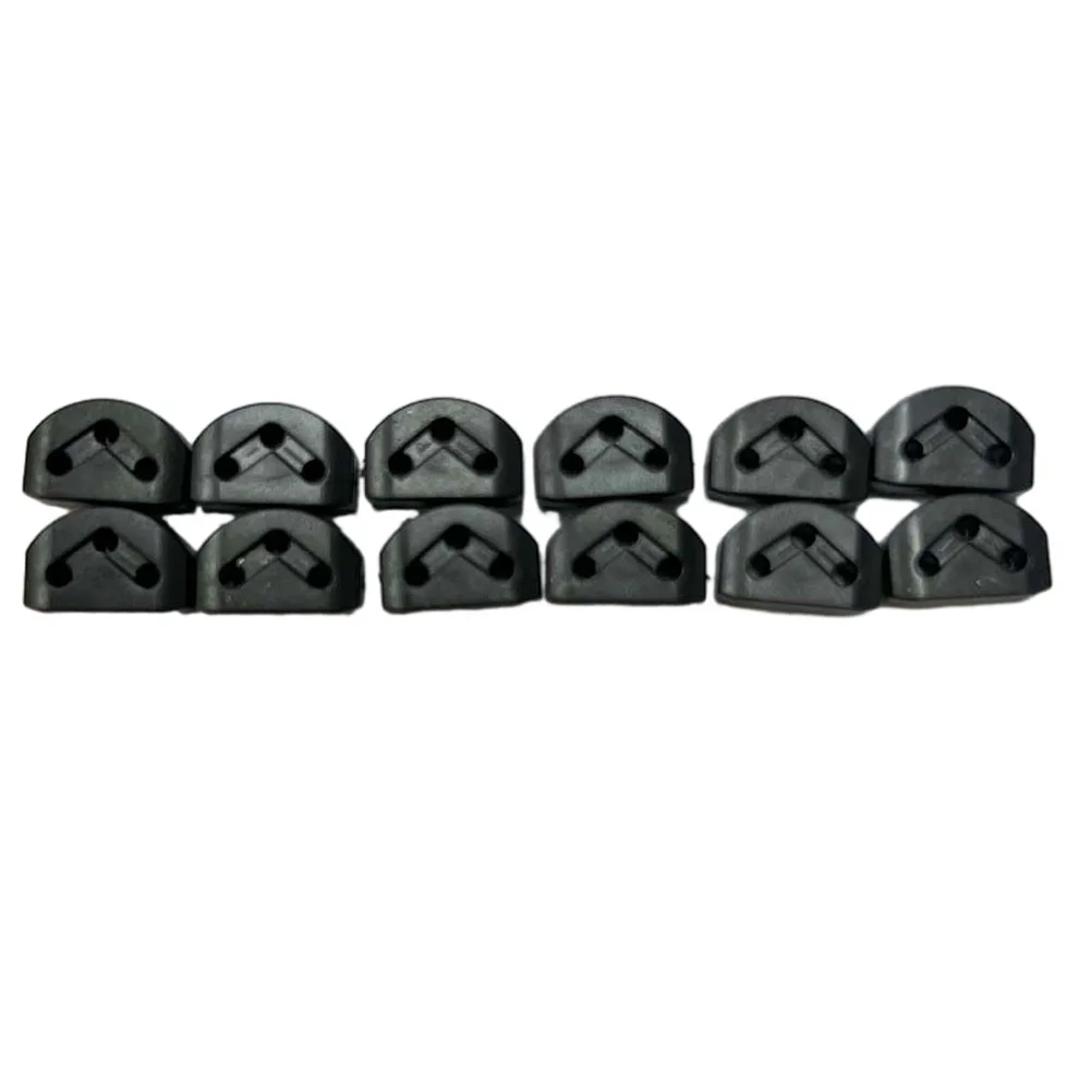 12pcs Classical Guitar String Retainer Guide String Buckle Triple-Cornered Chord Fixing Tie Stringed Instruments Accessories