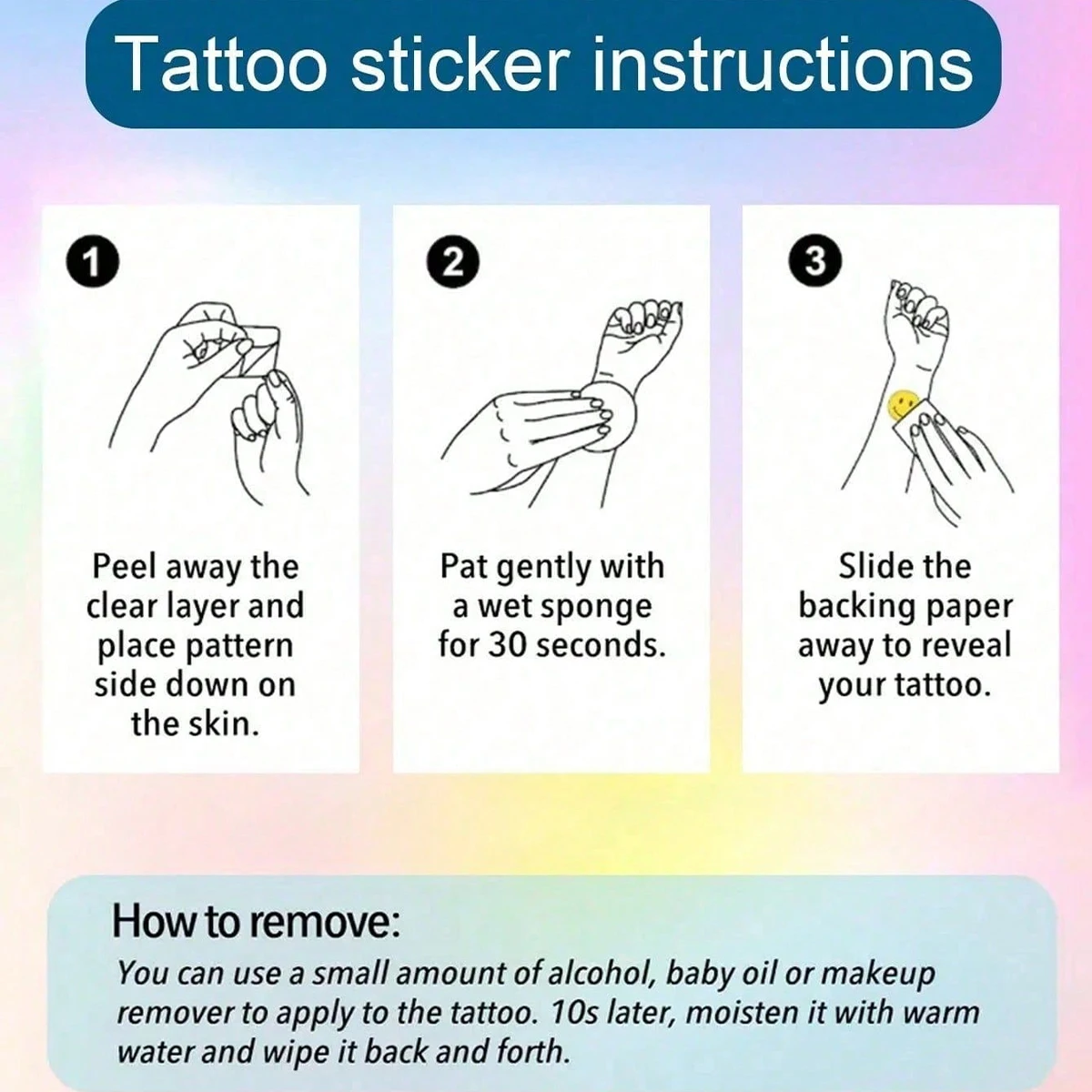 Individuelle Foto-Temporäre Tattoo-Aufkleber, Personalisiertes Cartoon-Porträt-Design für den Abschluss, Lustiger Feierstil Körperdekoration – Detail 1