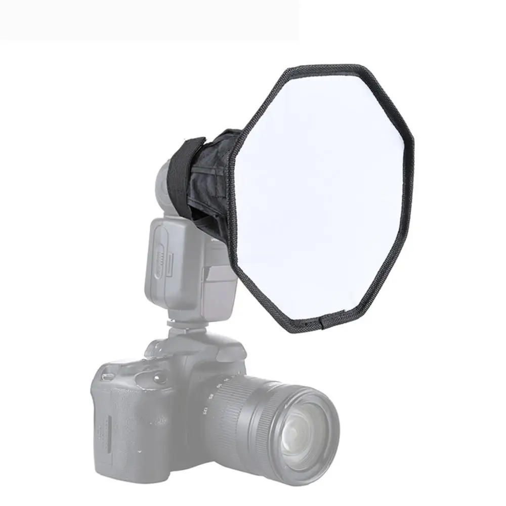 Diffuseur de Lumière Flash Pliable de Style Octangle Universel, Boîte à Lumière Octogonale pour IL Nikon, 20/30cm