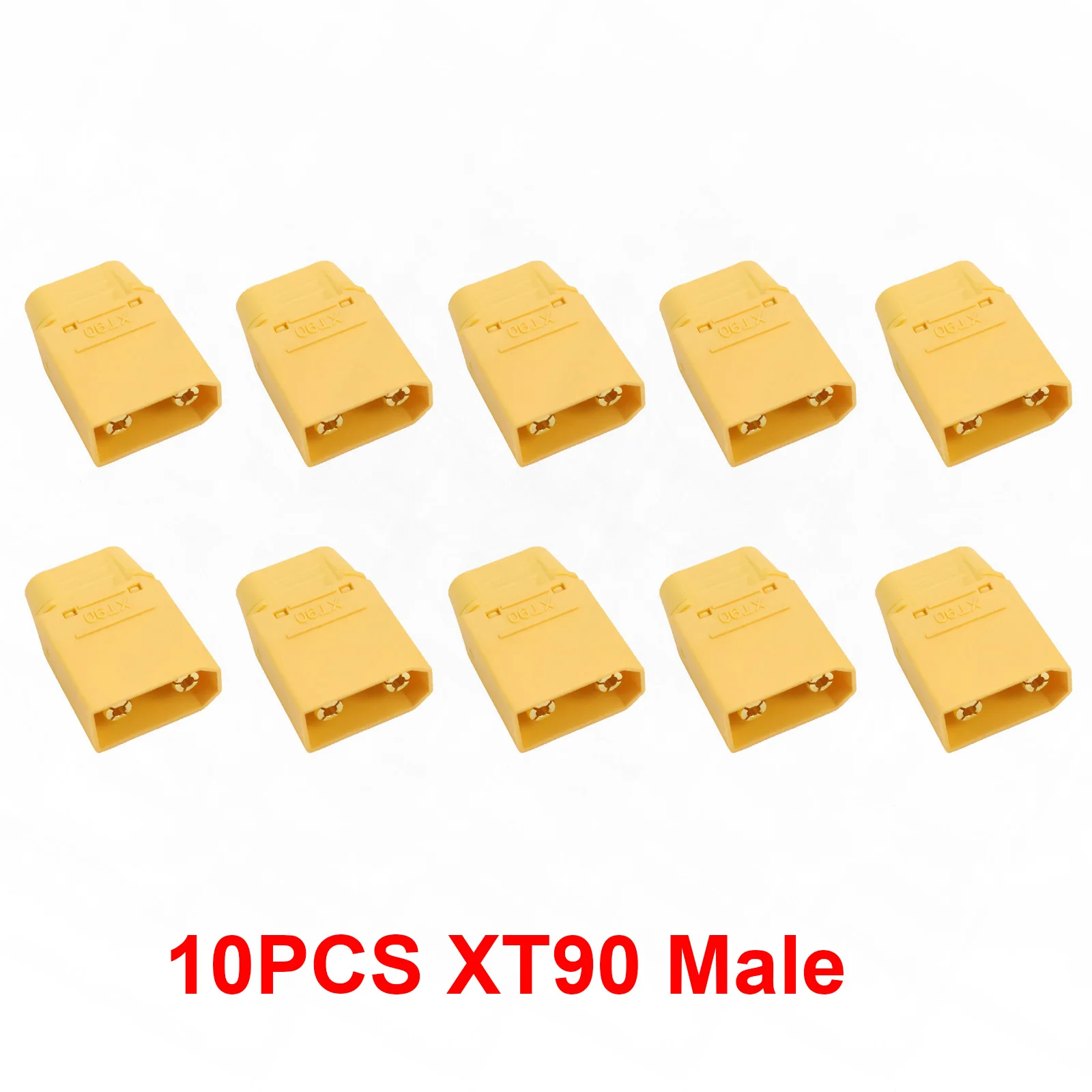 XT90-Stecker Männlich-Weiblich-Verbinder Kupfer-Kugelstecker Schweißklemmen Stromstecker für RC Lipo Akku Ladeadapter