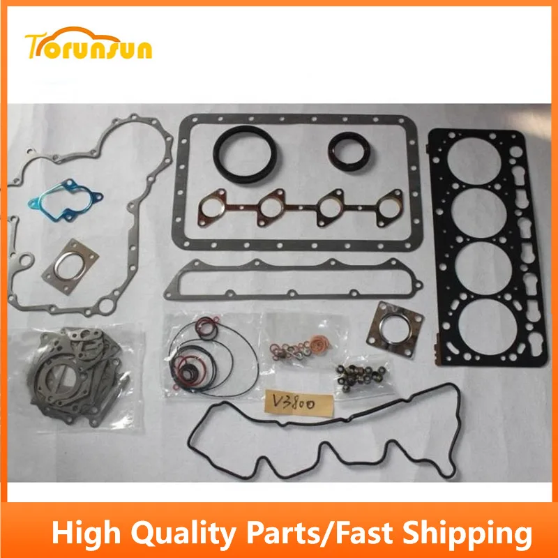 

Overhaul Full Head Gasket set Kit Fit For Kubota V3800 V3800T Engine