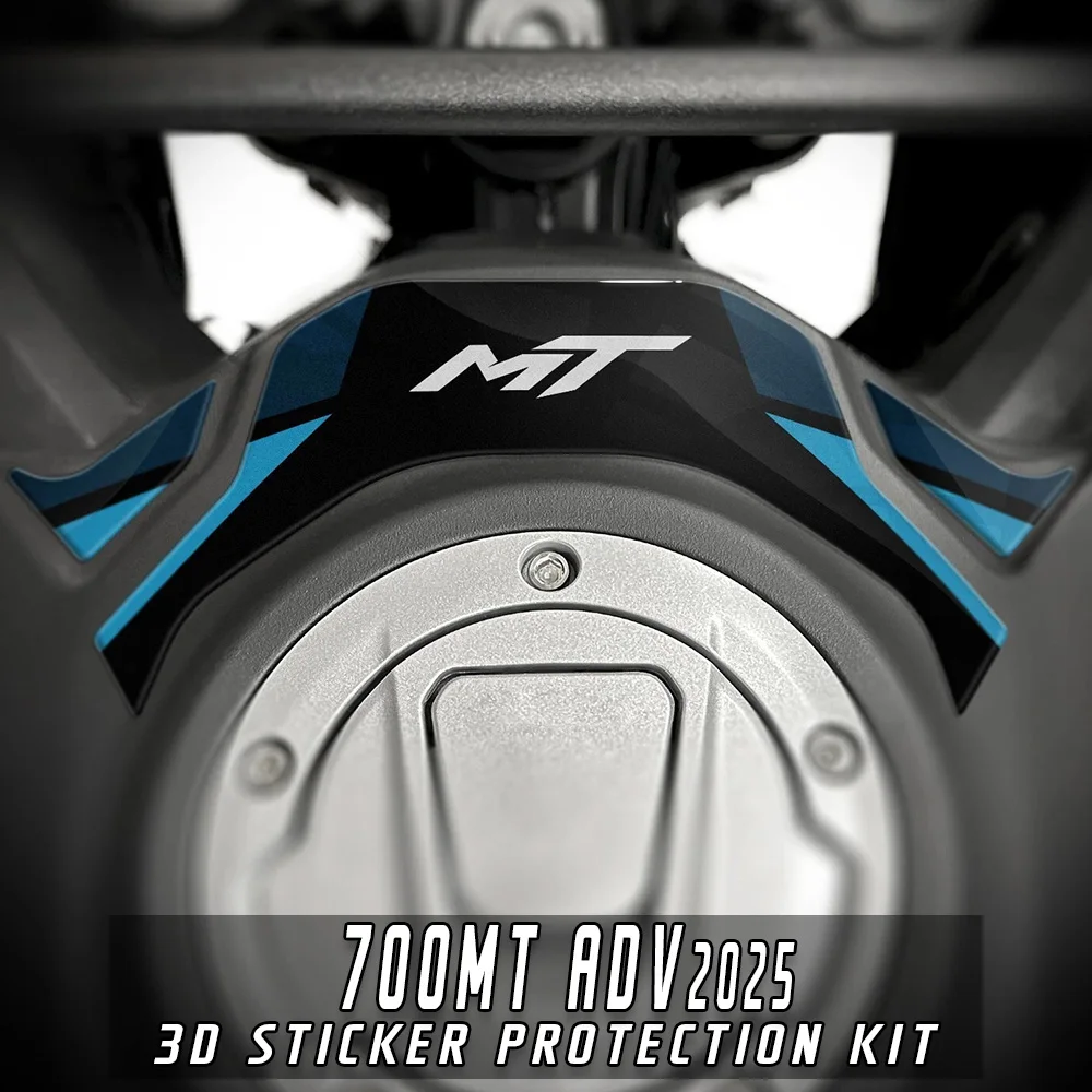 

Motorcycle Accessories Ignition Area Protection Waterproof Scratch 3D Resin Sticker For CFMoto 700MT ADV 700 mt adv 2025