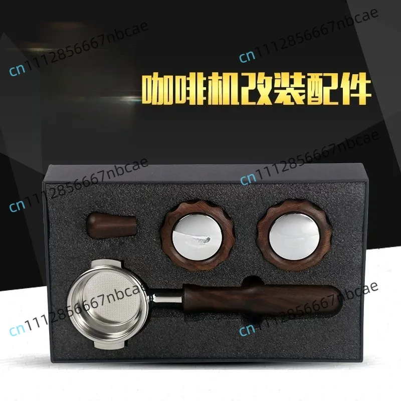 Premium E61 58mm Coffee Portafilter Rocket Coffee Machine Solid Bottomless Portable Metal Coffee Filter Tool