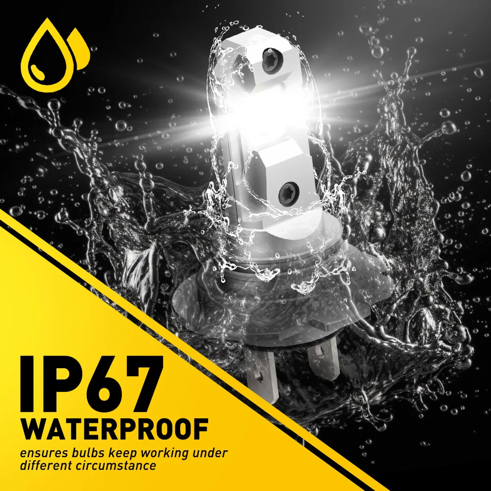 AUXITO 2X H7 LED Canbus المصباح لمبة ل Volkswagen Golf 5 6 7 mk6 mk7 فولفو v50 v70 تويوتا أوريس هوندا سيفيك 360 H7 مصباح ليد #5