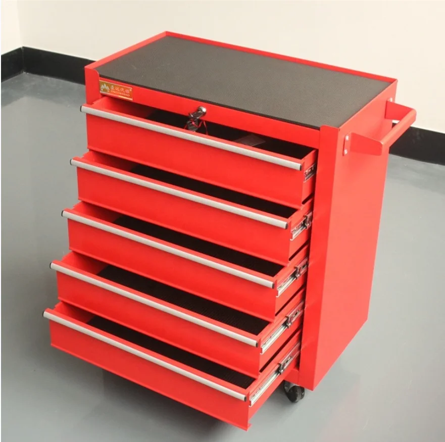 2025CE 5 Drawers Rolling Professional Garage Storage Tool Cabinet for Storage Tools