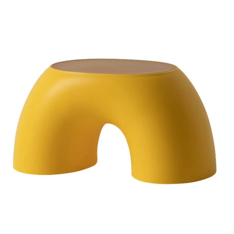 

Детский табурет для сидения, простой нескользящий прочный маленький детский табурет, табуретки для смены обуви для дома, желтый
