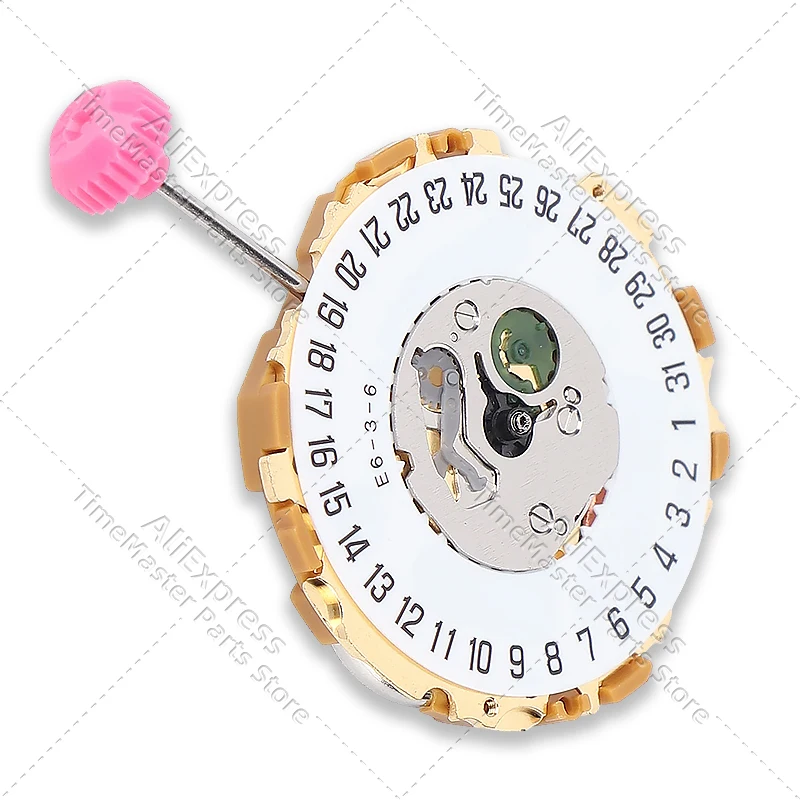 Запасные части для кварцевого механизма Miyota 9U13, дата в положении 3, 6, прочные аксессуары для ремонта часов с тремя стрелками