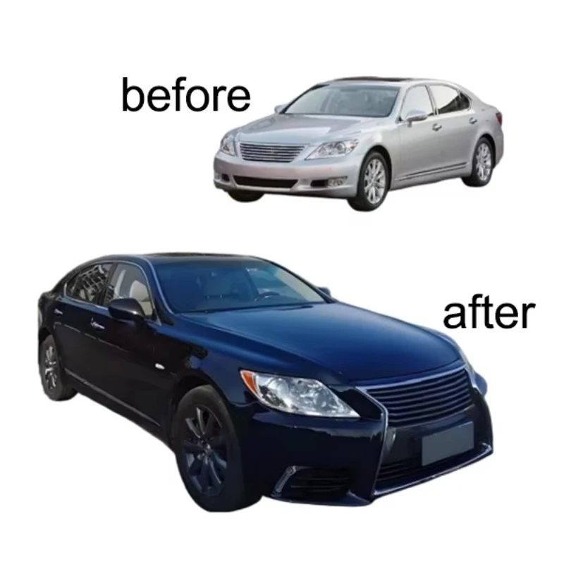 Stlf For The 06-12 LS460 600 Modification And Upgrade, 13-16 New And Old Front Bumper Grille Kits, Body Kits With Headligh 2