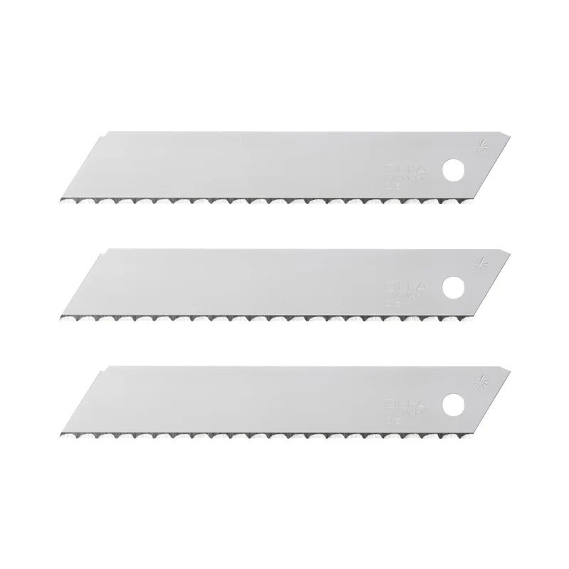 3 عبوات يابانية OLFA LWB-3B 18 مم، شفرة قطع مموجة مضادة للانزلاق، حادة ومتينة، تستخدم لقطع الخشب وأنابيب المياه والرغوة #5