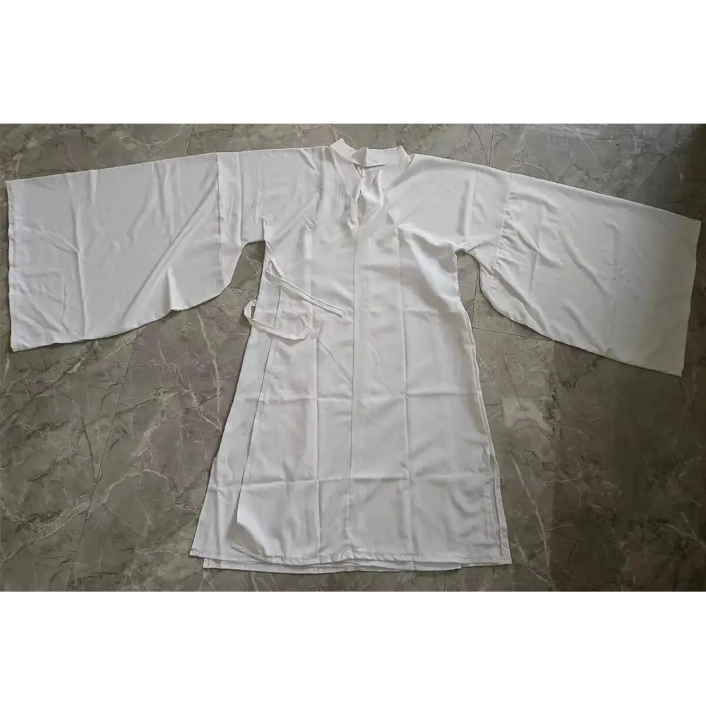 White Oriental Hanfu Dress For Women And Men Inner Wears For Lady Big Sleeve Robe Base Sleeping Ancient Chinese Style Bottoming
