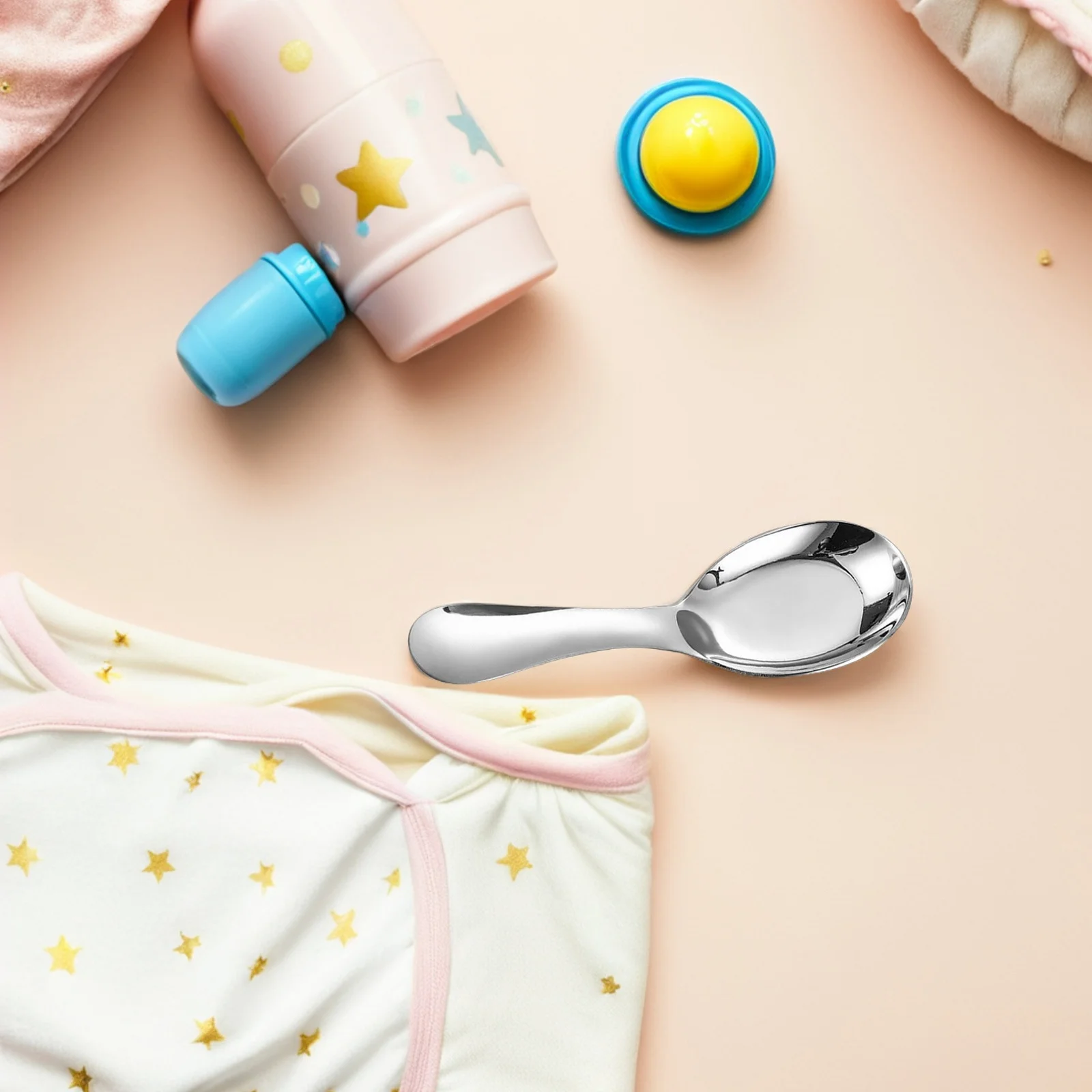 

2pcs Children Stainless Steel Soup Spoons For Kids Multifunctional Serving Spoons Large Daily Dinner Spoon Kitchen Supply