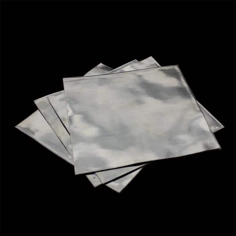 

99.99% Pure Tin Stannum Sn Sheet Foil Plate Thickness 0.02mm To 10mm