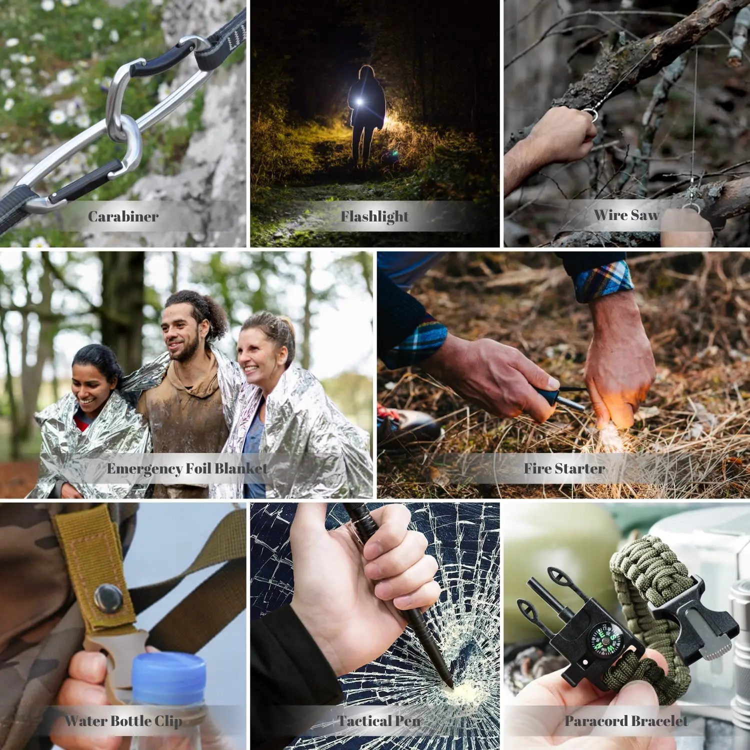 مجموعة البقاء على قيد الحياة تقويم القدوم للرجال، أدوات البقاء على قيد الحياة تقويم العد التنازلي للمراهقين 24 يومًا هدية عيد الميلاد لعشاق الهواء الطلق #5